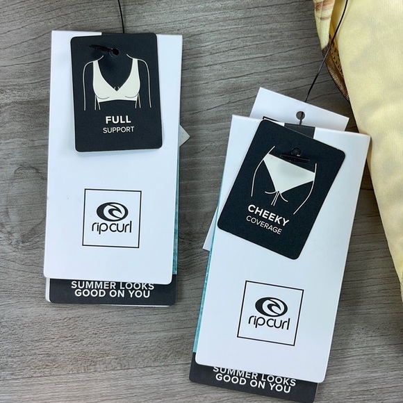 ☀️RIP CURL☀️ PLAYABELLA DEEP V PLAYABELLA HIGHWAIST CHEEKY BIKINI SET - Picture 17 of 17